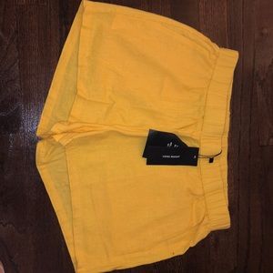 Yellow shorts